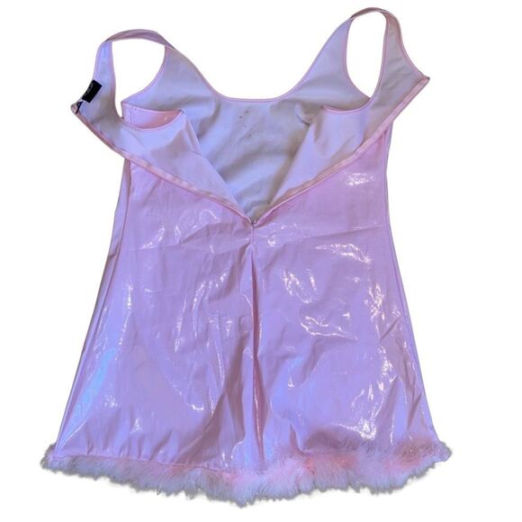 Urban Outfitters Out From Under Pink Party Mini Dress - Size Large - Picture 3 of 7